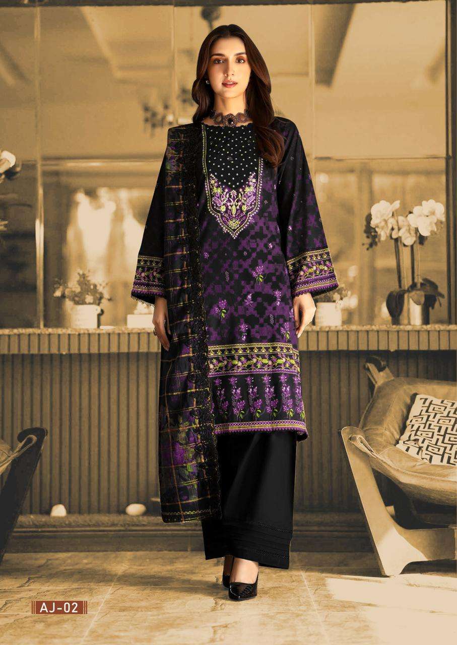 Gull Ahmed Asim Jofa Premium Rayon Designer dress materials