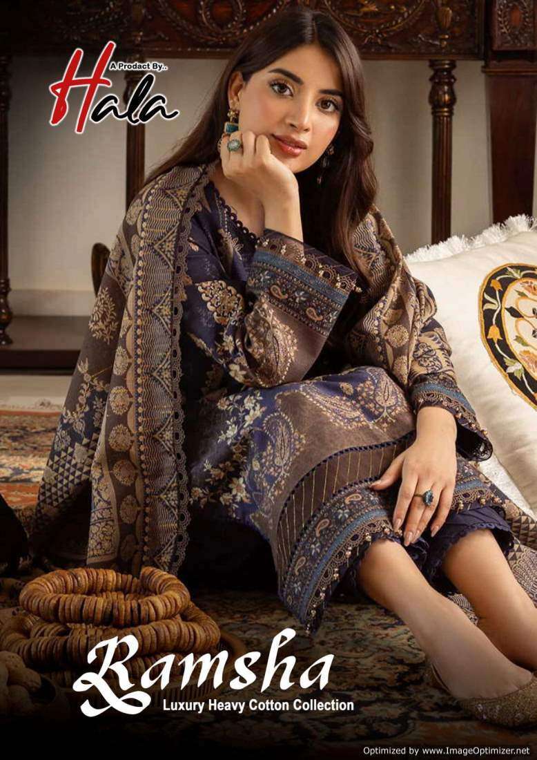 Hala Ramsha Vol-1 Designer dress materials wholesale