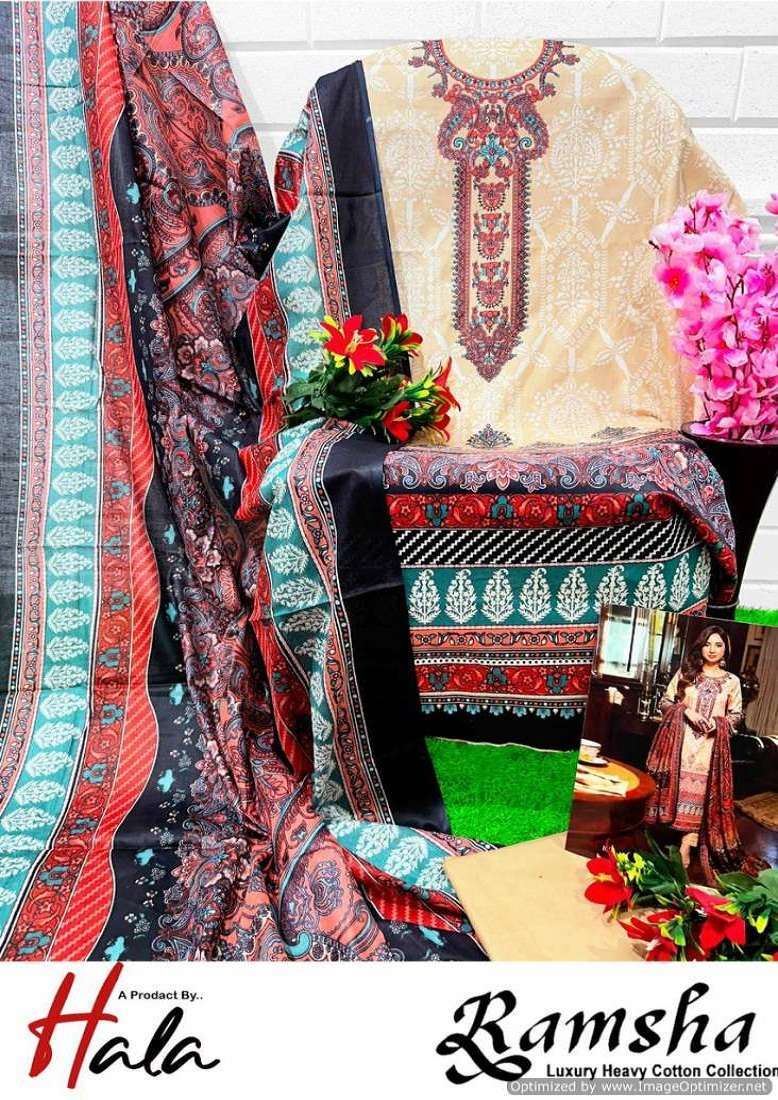 Hala Ramsha Vol-1 Designer dress materials wholesale