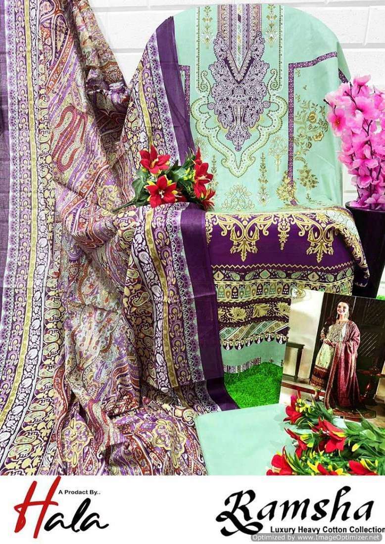 Hala Ramsha Vol-1 Designer dress materials wholesale