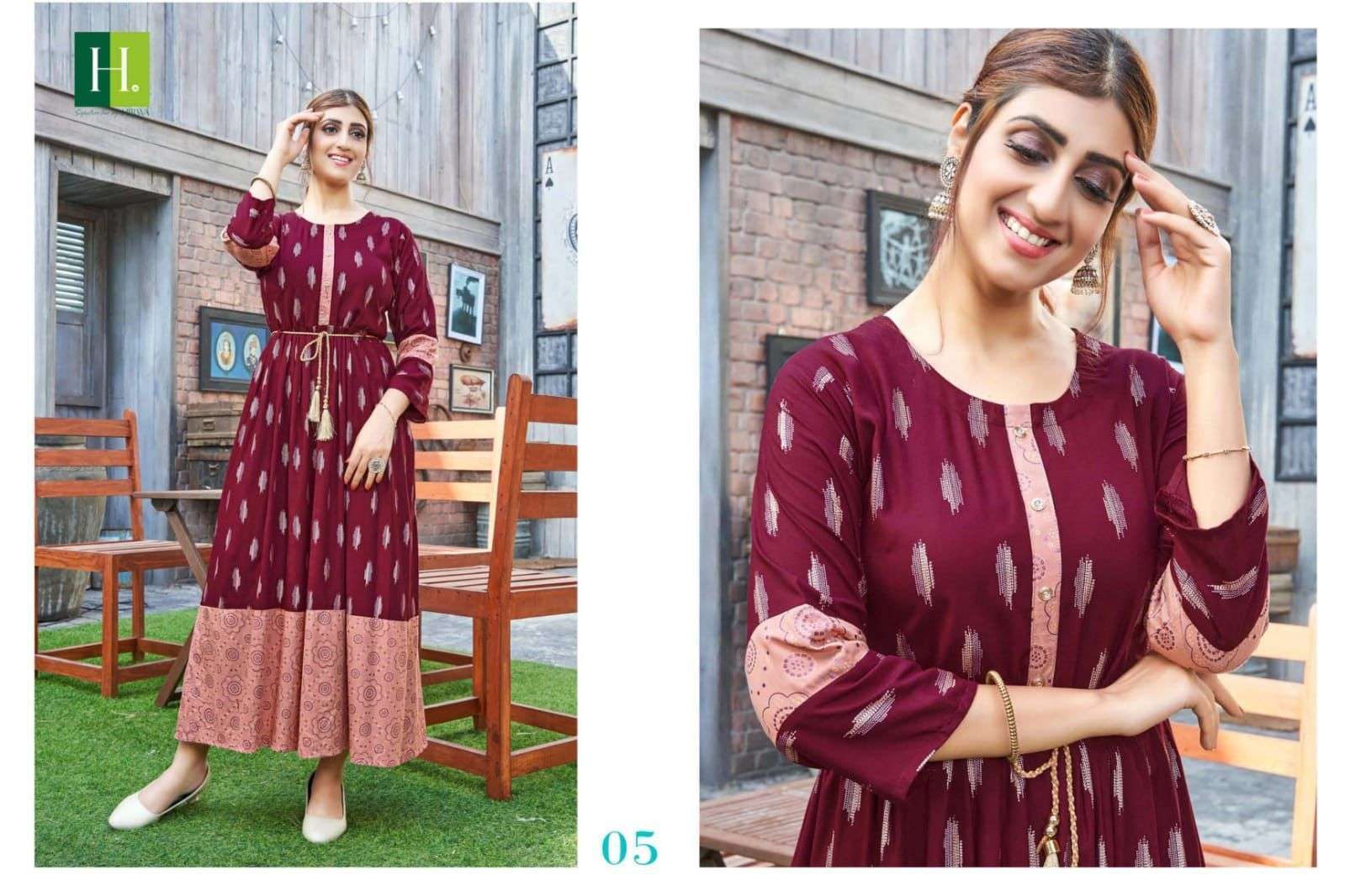 HIRWA GOLDEN IKKAT VOL.1 Surat kurti manufacturers