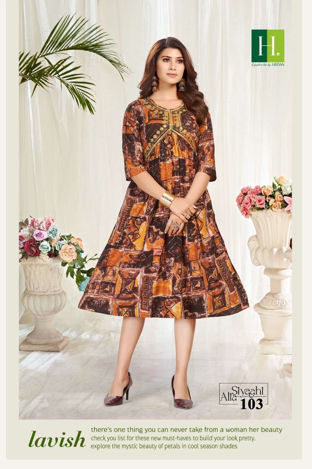 HIRWA SIYAAHI ALIA Boutique kurtis manufacturers