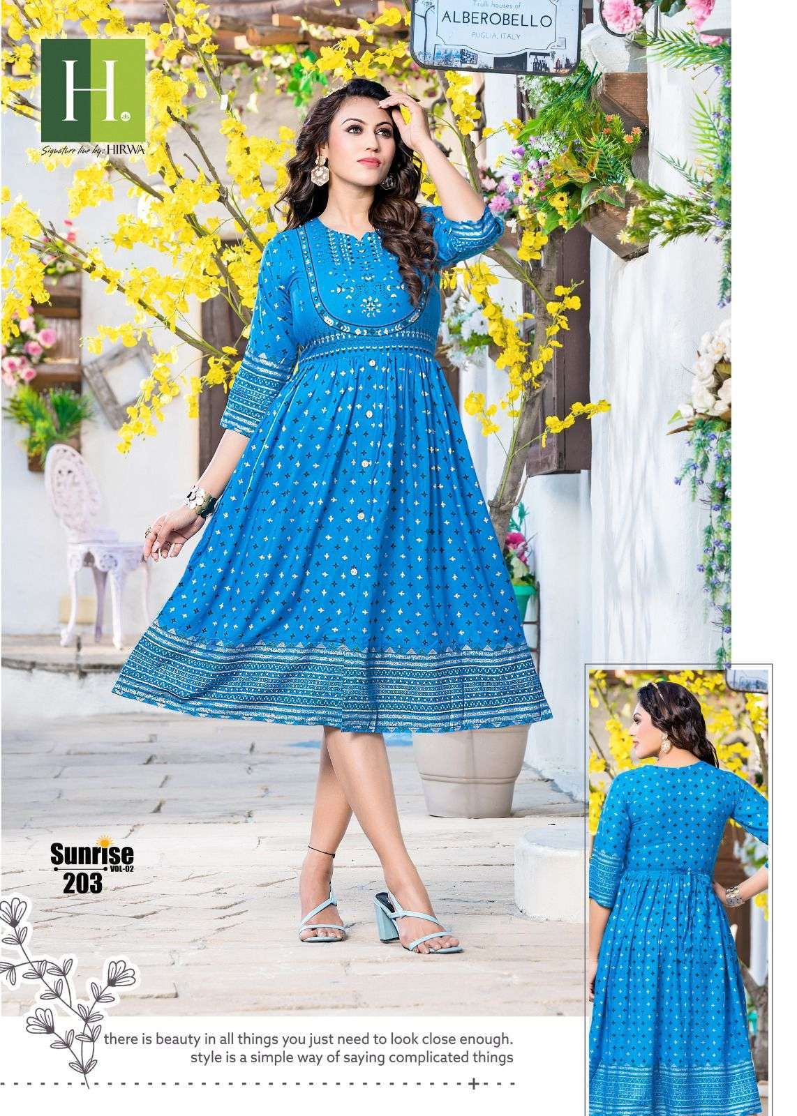 HIRWA SUNRISE VOL-2  Kurti wholesalers in Chandni Chowk Delhi