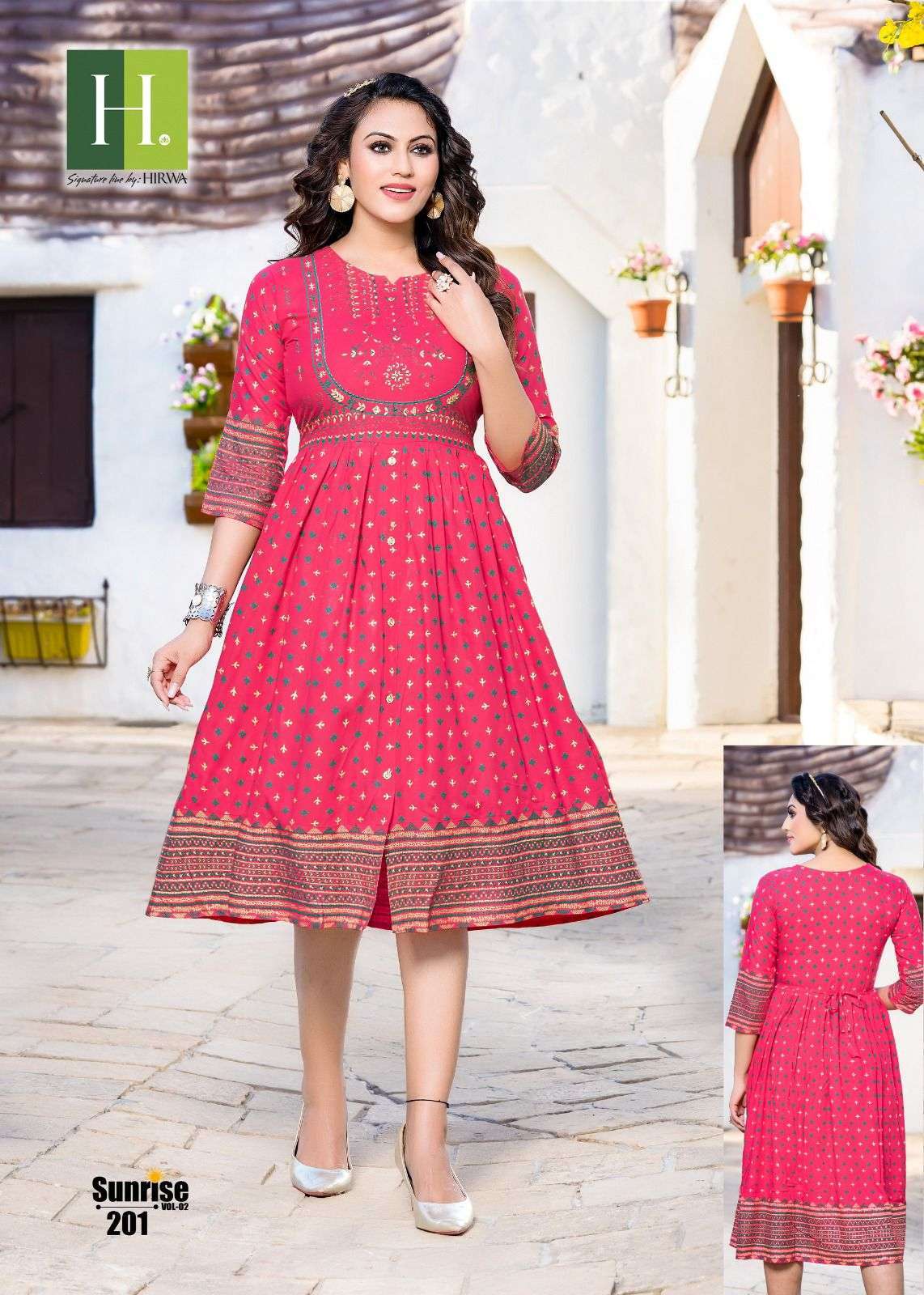 HIRWA SUNRISE VOL-2  Kurti wholesalers in Chandni Chowk Delhi