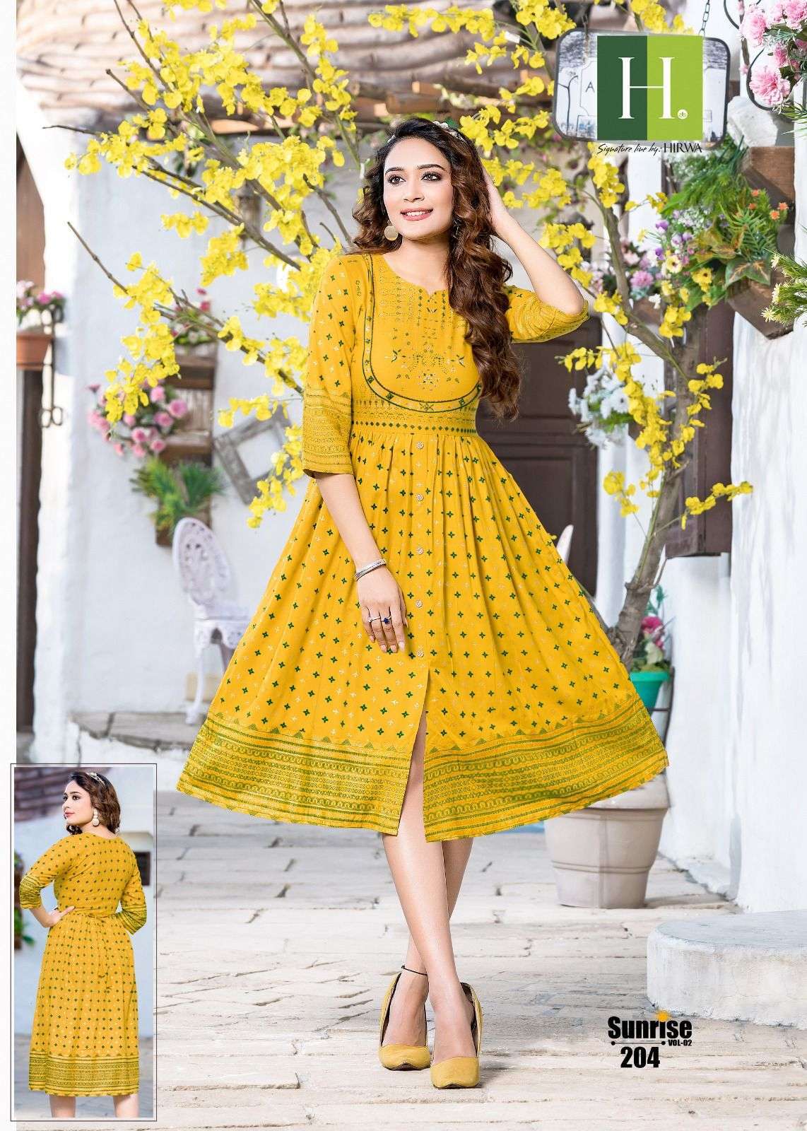 HIRWA SUNRISE VOL-2  Kurti wholesalers in Chandni Chowk Delhi