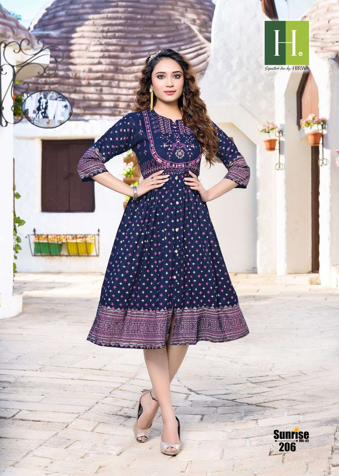 HIRWA SUNRISE VOL-2  Kurti wholesalers in Chandni Chowk Delhi