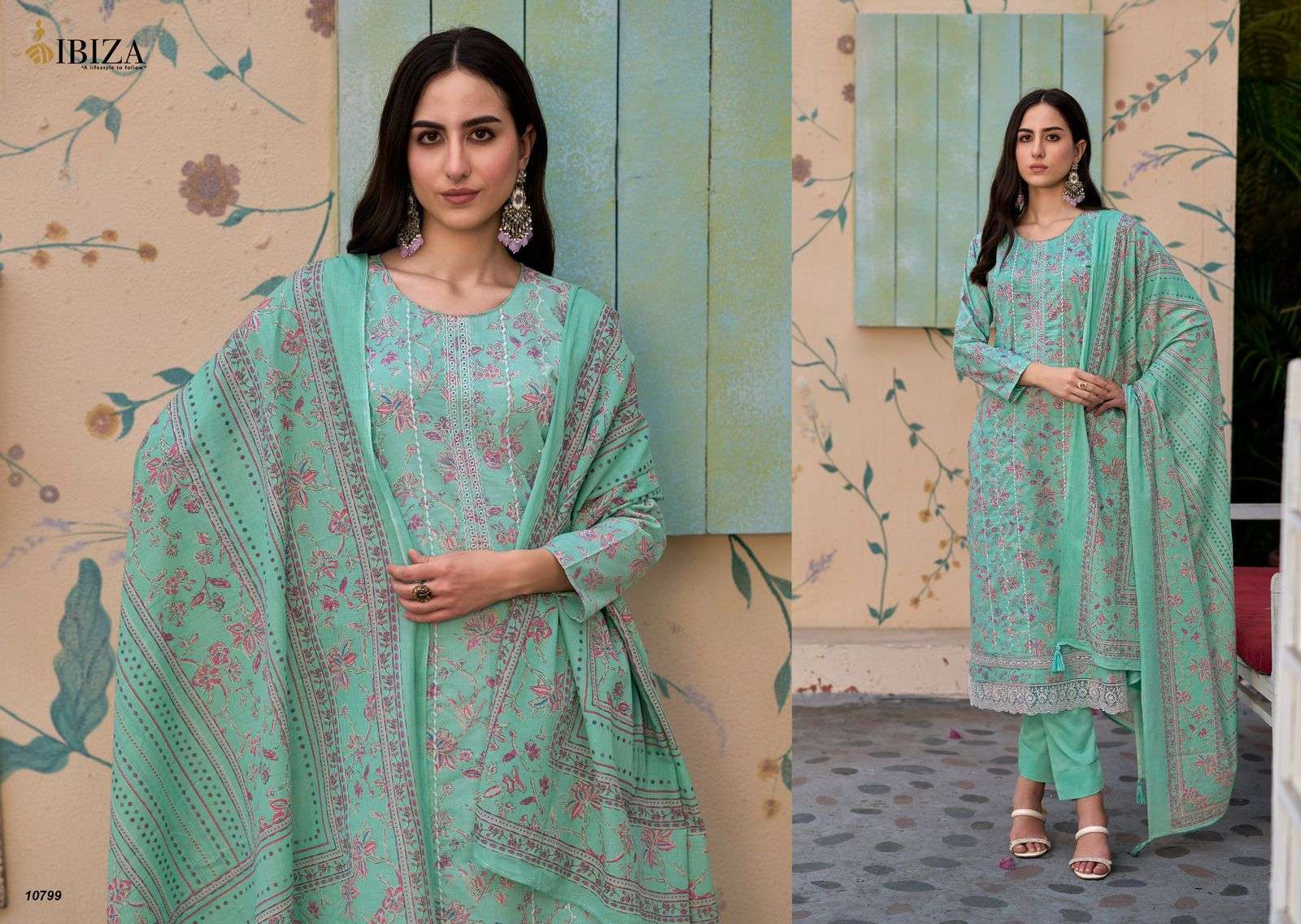 Ibiza Astrella Cotton Digital Printed Bulk  Pakistani churidar suits in Kolkata