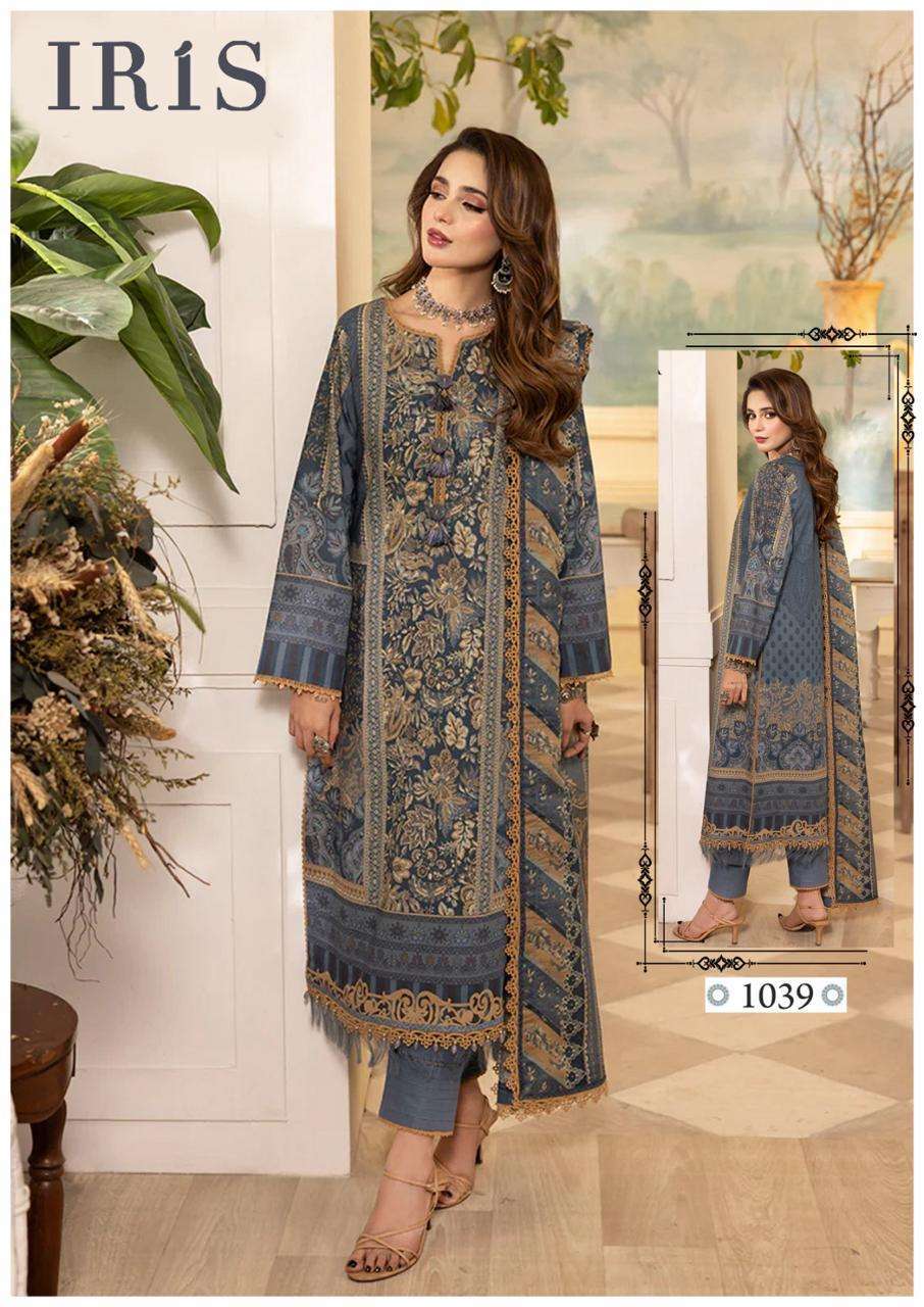 Iris Afsanah Vol 4 Luxury Heavy Cotton Wholesale Designer Dress Materials