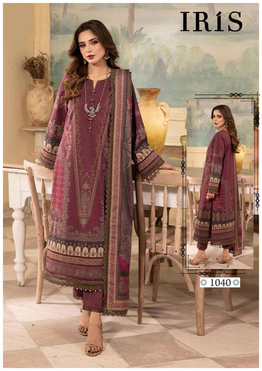 Iris Afsanah Vol 4 Luxury Heavy Cotton Wholesale Designer Dress Materials
