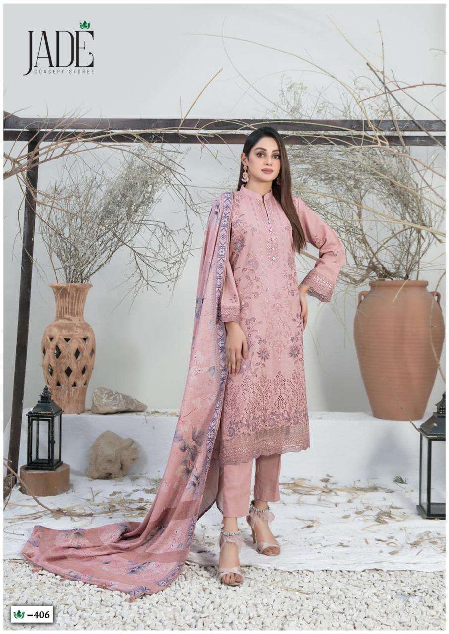 Jade Crimson Vol-4 Surat designer dress materials