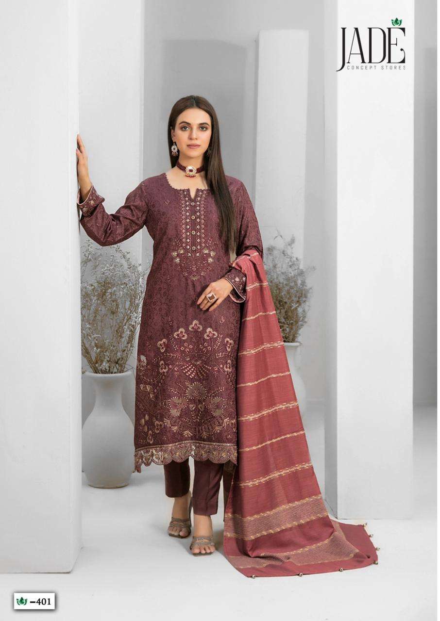 Jade Crimson Vol-4 Surat designer dress materials