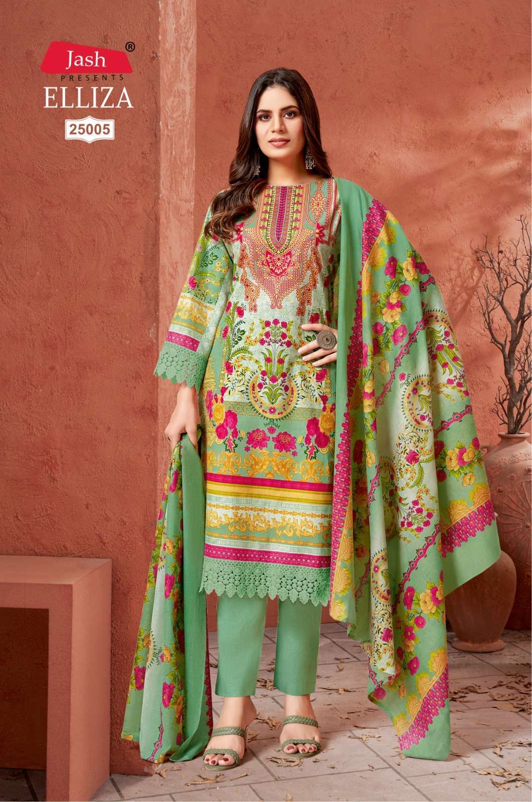 Jash Elliza Vol 25 Cotton Wholesale dress material shops in Jaipur