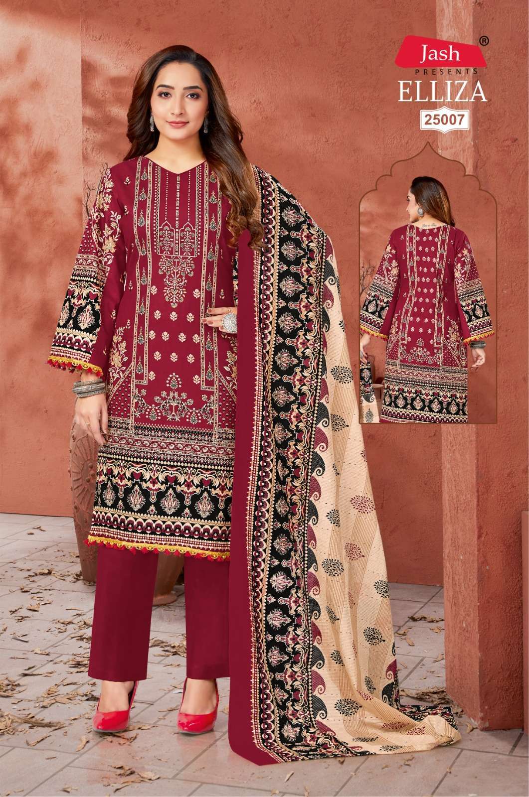 Jash Elliza Vol 25 Cotton Wholesale dress material shops in Jaipur
