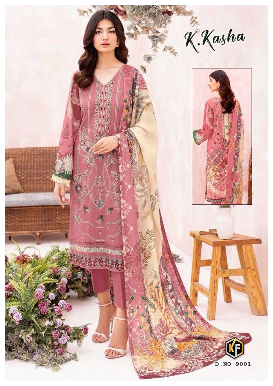 Keval K Kasha Vol-9 – Heavy Luxury Cotton Dress material wholesale price
