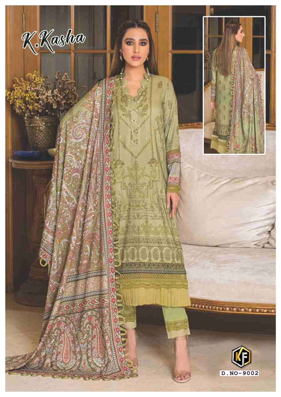 Keval K Kasha Vol-9 – Heavy Luxury Cotton Dress material wholesale price