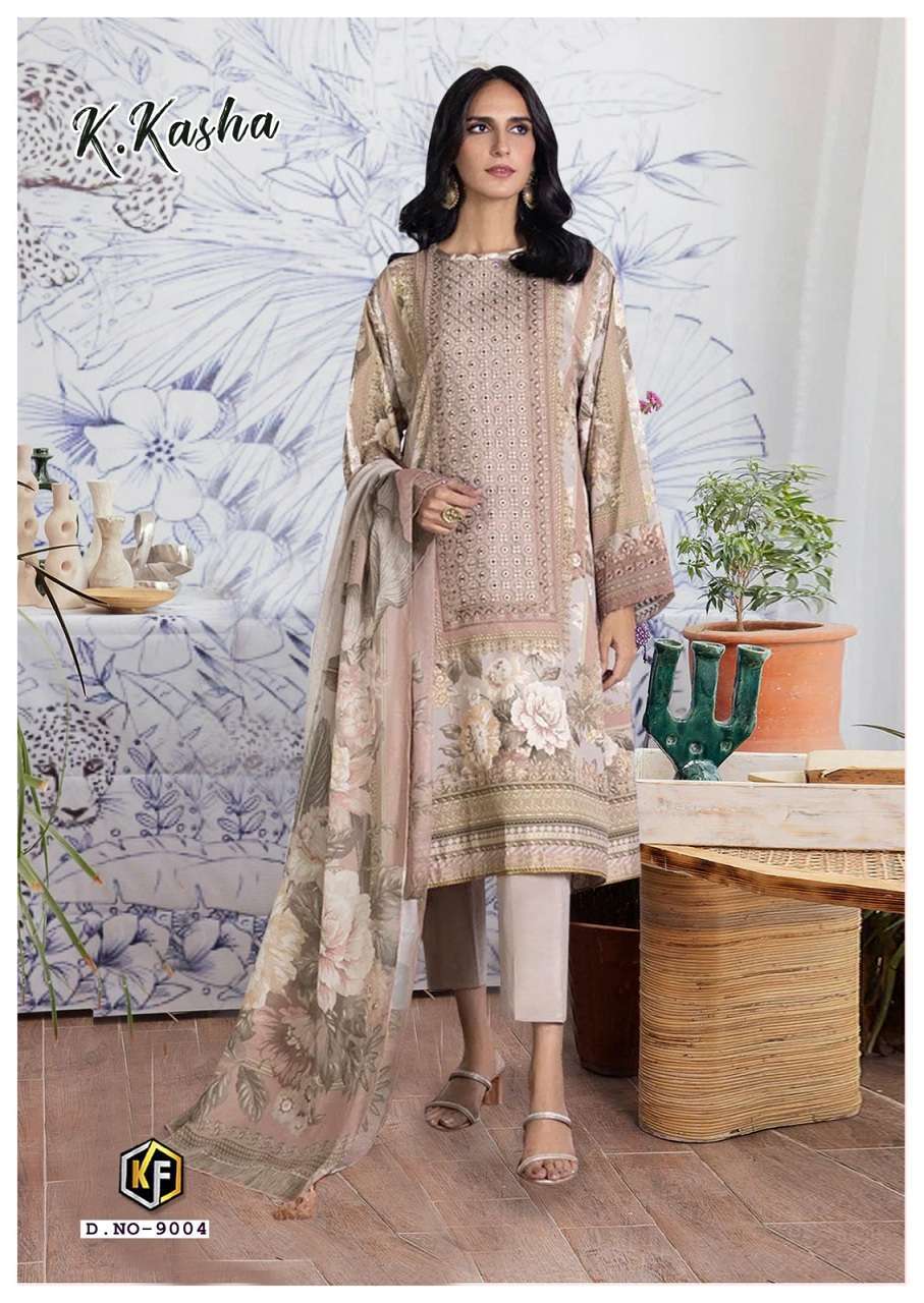 Keval K Kasha Vol-9 – Heavy Luxury Cotton Dress material wholesale price