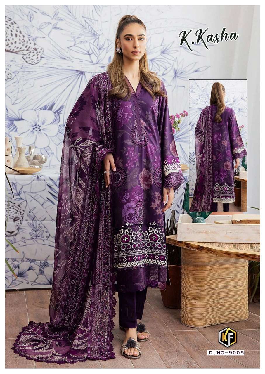 Keval K Kasha Vol-9 – Heavy Luxury Cotton Dress material wholesale price