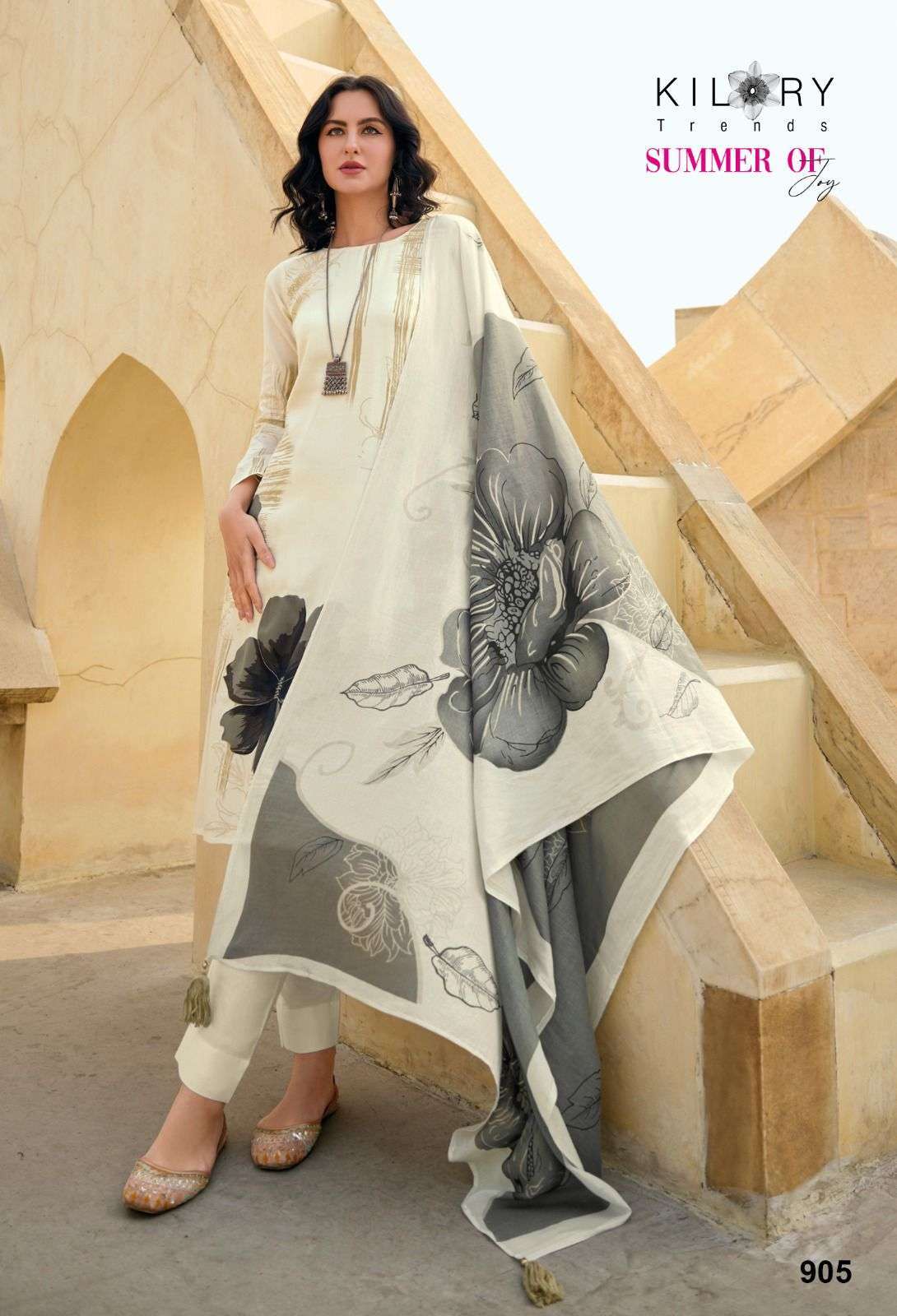 Kilory Summer Of Joy Designer Cotton Pakistani Salwar suits for weddings in Mumbai