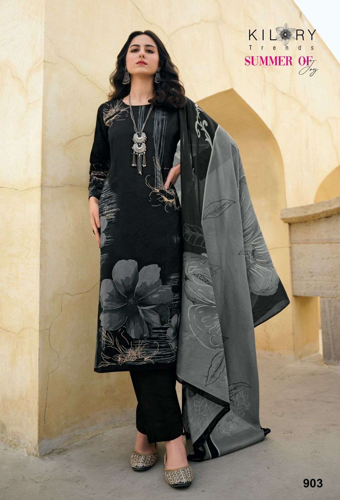 Kilory Summer Of Joy Designer Cotton Pakistani Salwar suits for weddings in Mumbai
