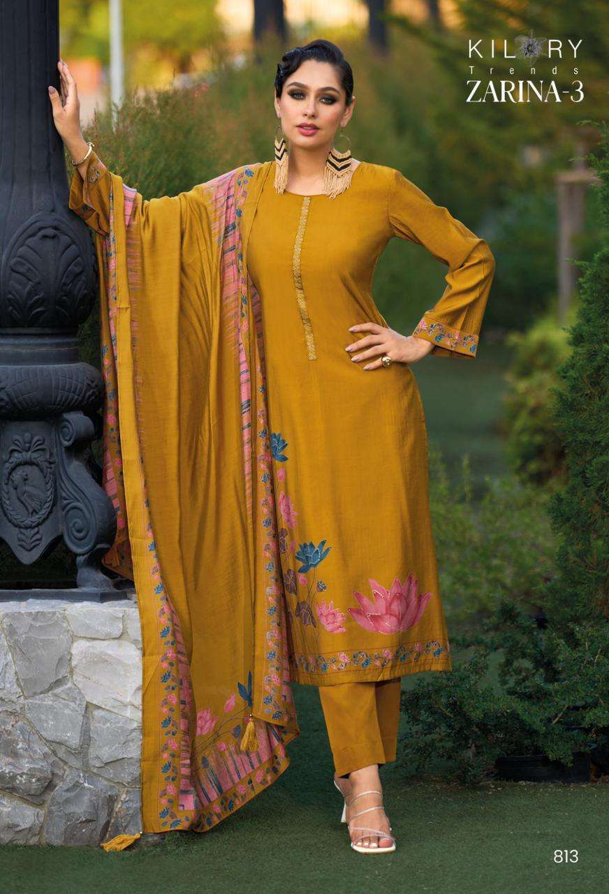 Kilory Zarina Vol 3 Bulk Dress Material Wholesale in Surat