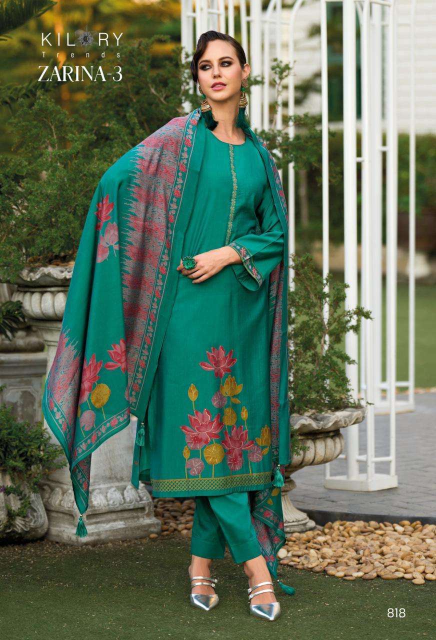 Kilory Zarina Vol 3 Bulk Dress Material Wholesale in Surat
