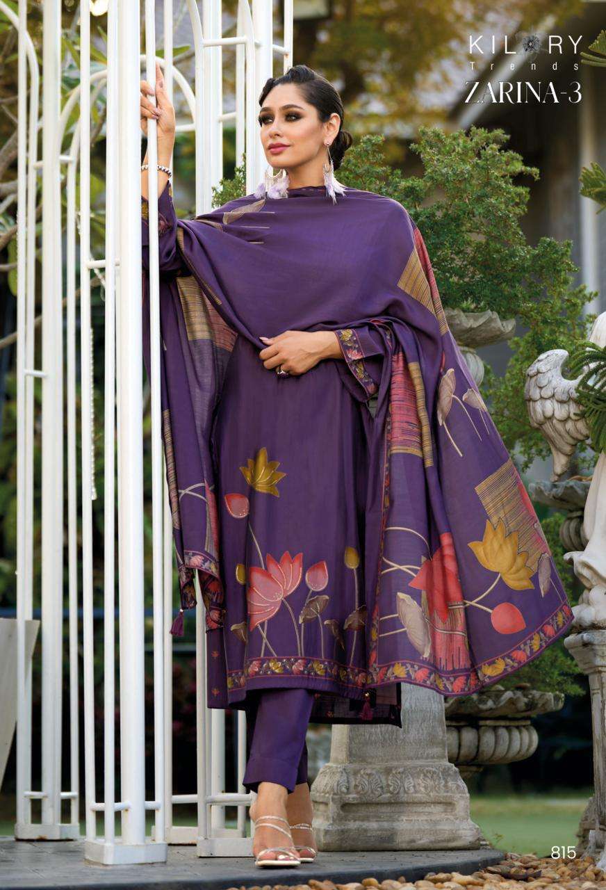 Kilory Zarina Vol 3 Bulk Dress Material Wholesale in Surat