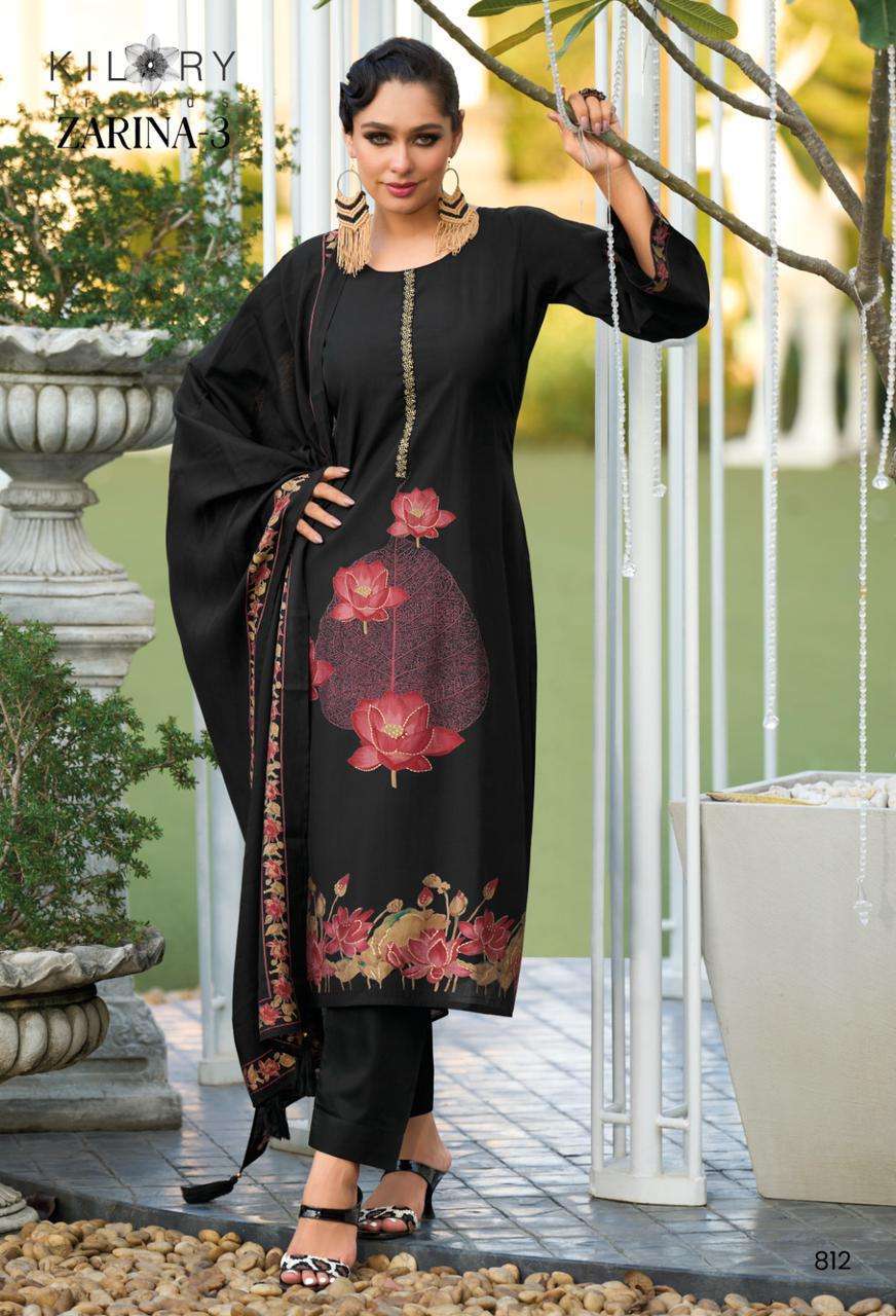Kilory Zarina Vol 3 Bulk Dress Material Wholesale in Surat