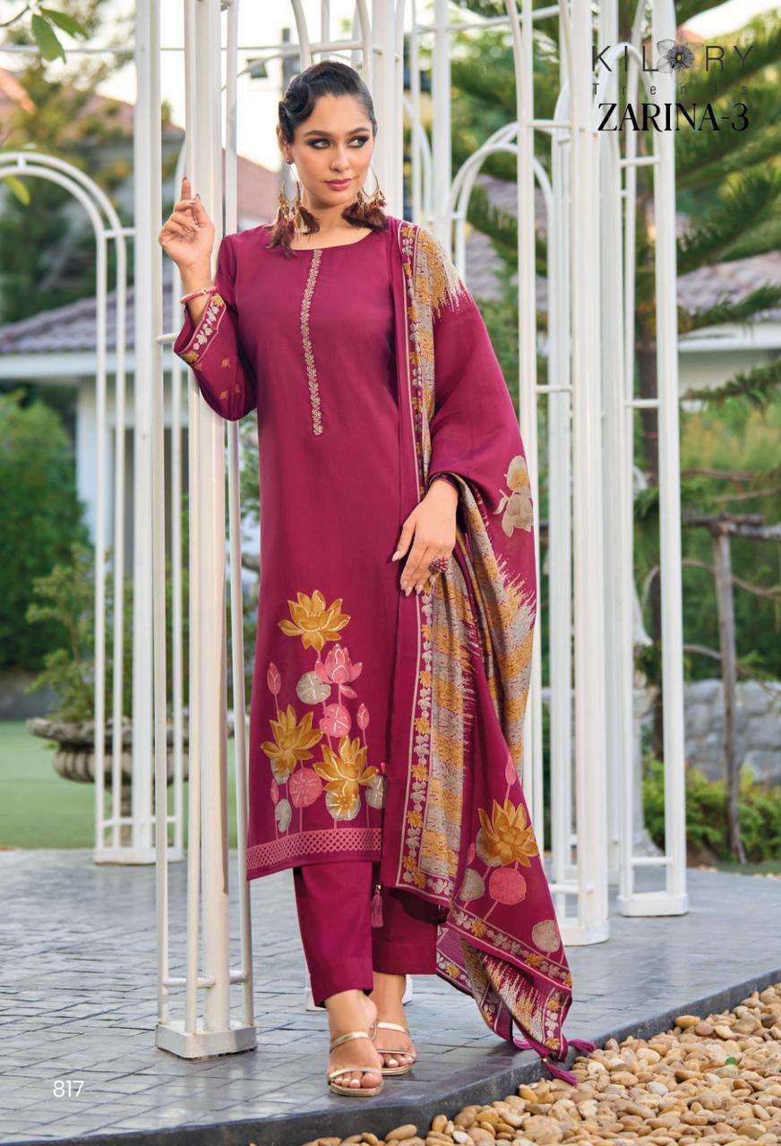Kilory Zarina Vol 3 Bulk Dress Material Wholesale in Surat