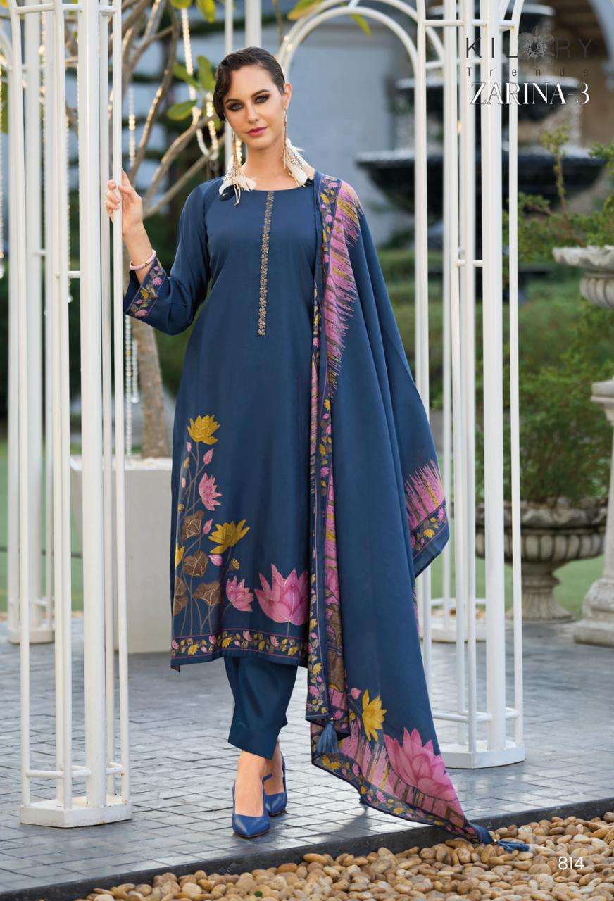 Kilory Zarina Vol 3 Bulk Dress Material Wholesale in Surat