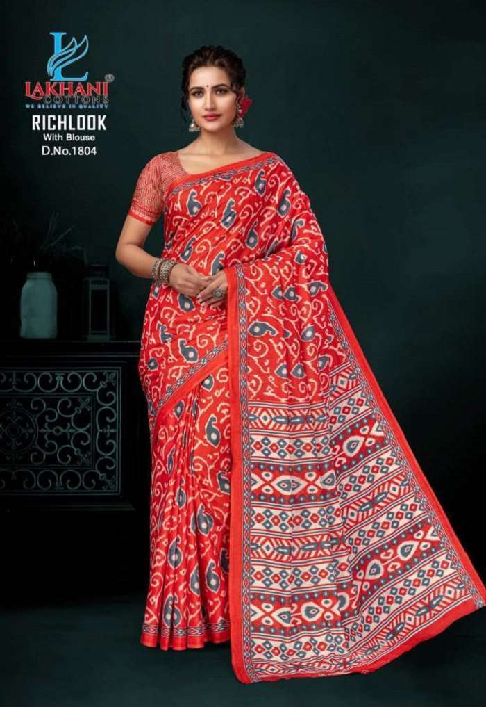 Lakhani Rich Look Vol-18 -Cotton sarees wholesale in Mumbai
