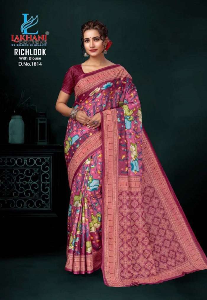 Lakhani Rich Look Vol-18 -Cotton sarees wholesale in Mumbai