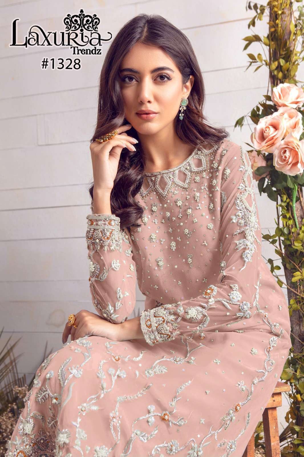 Laxuria Trendz 1328 Georgette Pakistani designer Salwar Kameez