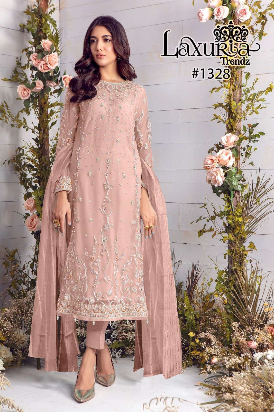Laxuria Trendz 1328 Georgette Pakistani designer Salwar Kameez