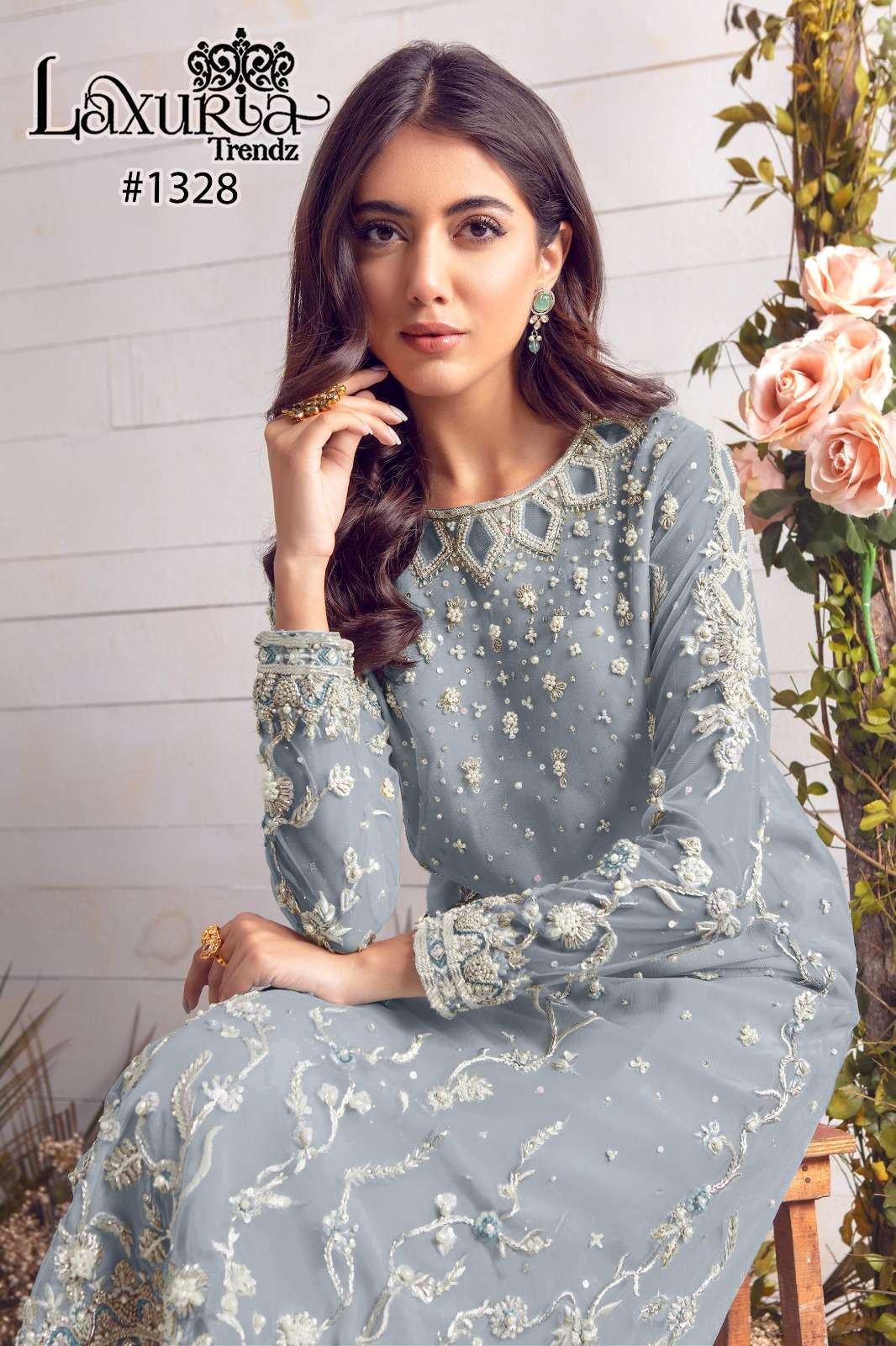 Laxuria Trendz 1328 Georgette Pakistani designer Salwar Kameez