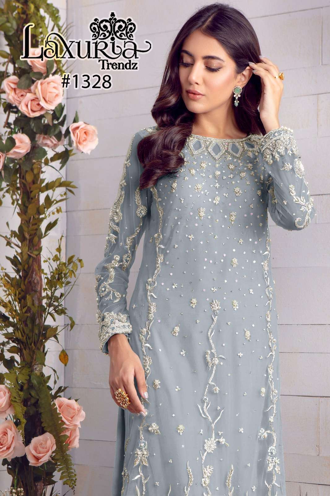 Laxuria Trendz 1328 Georgette Pakistani designer Salwar Kameez