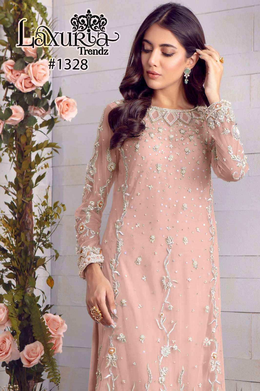 Laxuria Trendz 1328 Georgette Pakistani designer Salwar Kameez