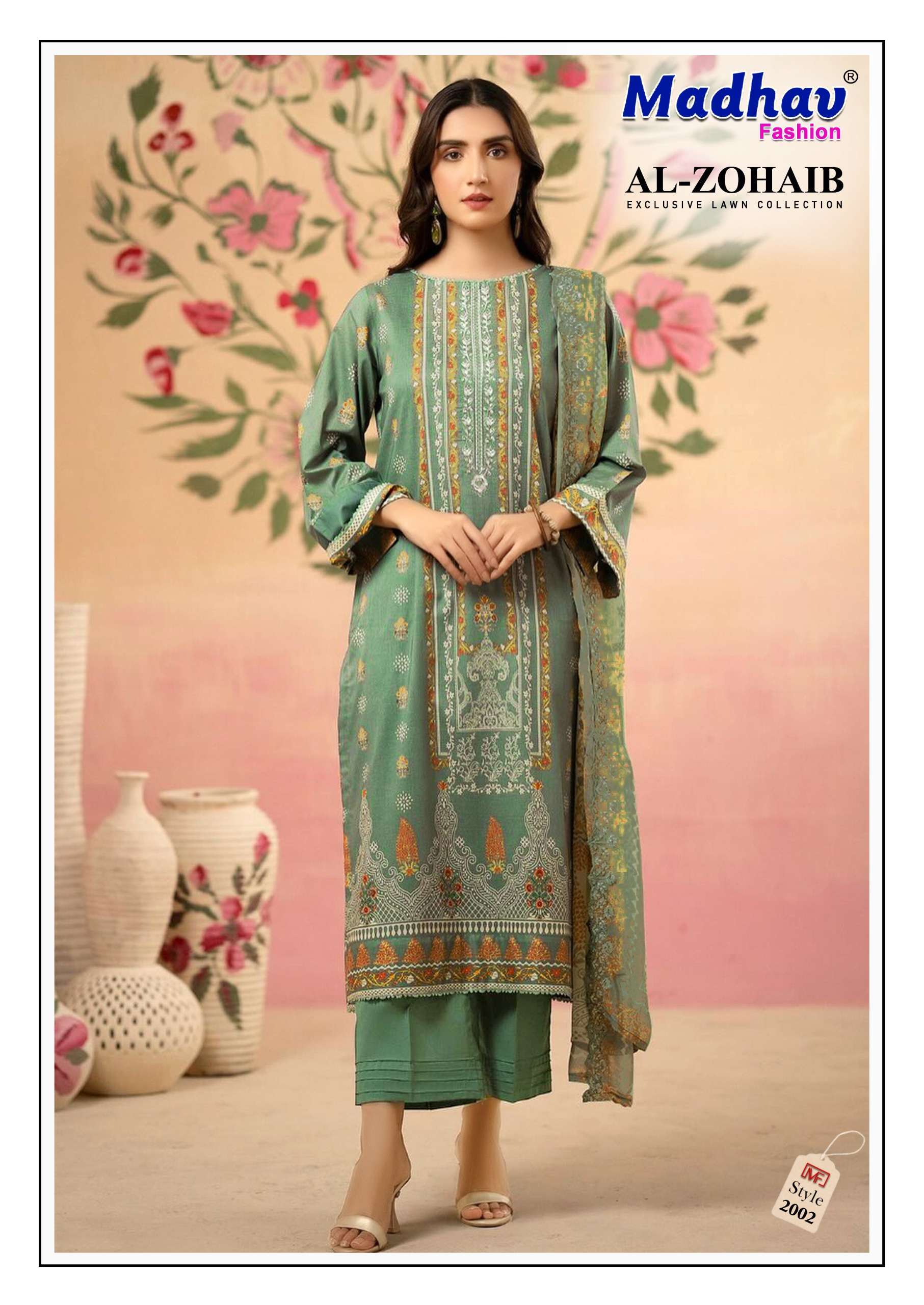 Madhav Al Zohaib Vol 2 Lawn Cotton Dress material with price