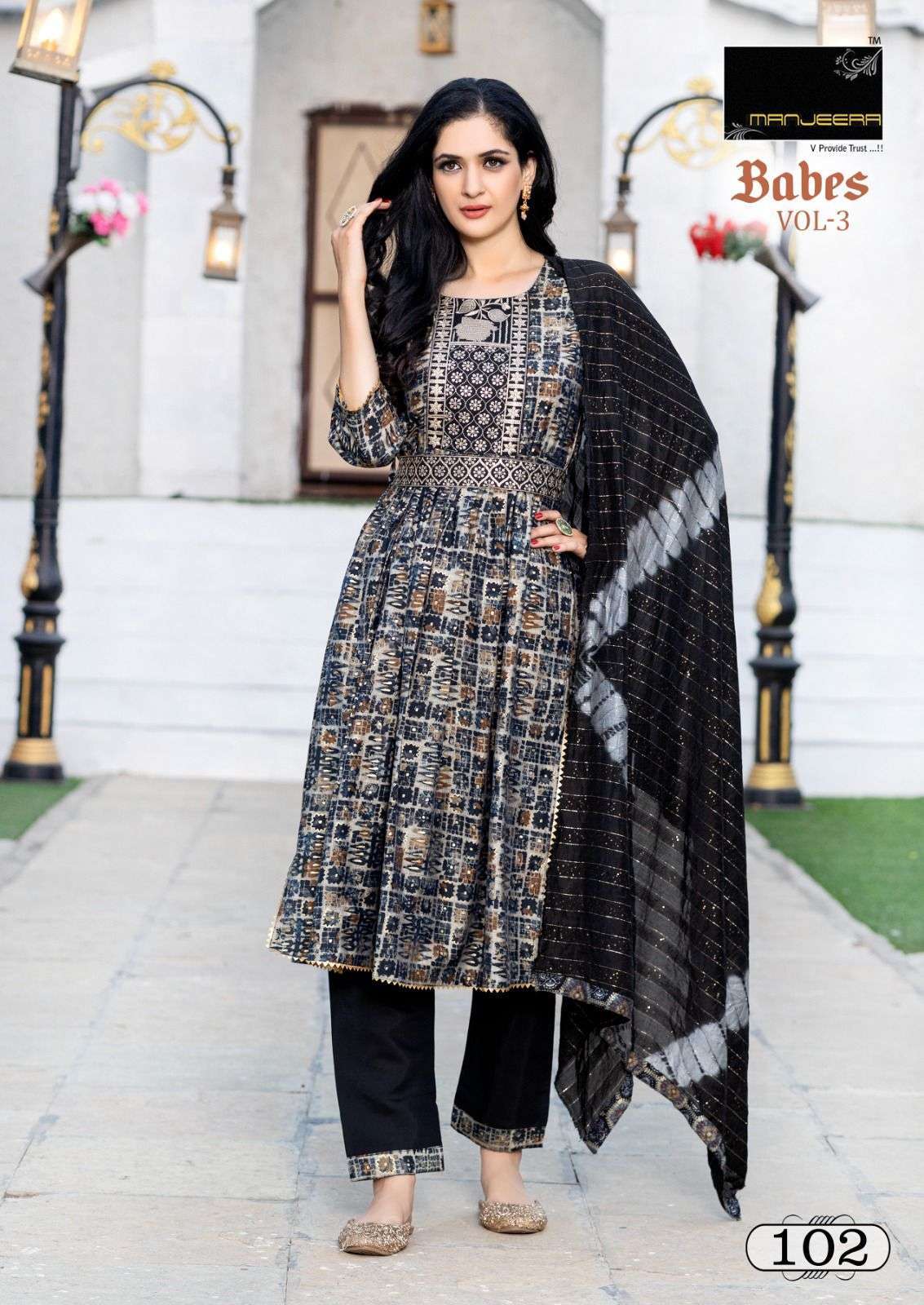 MANJEERA BABES 3 Party wear kurti manufacturers in Bangalore
