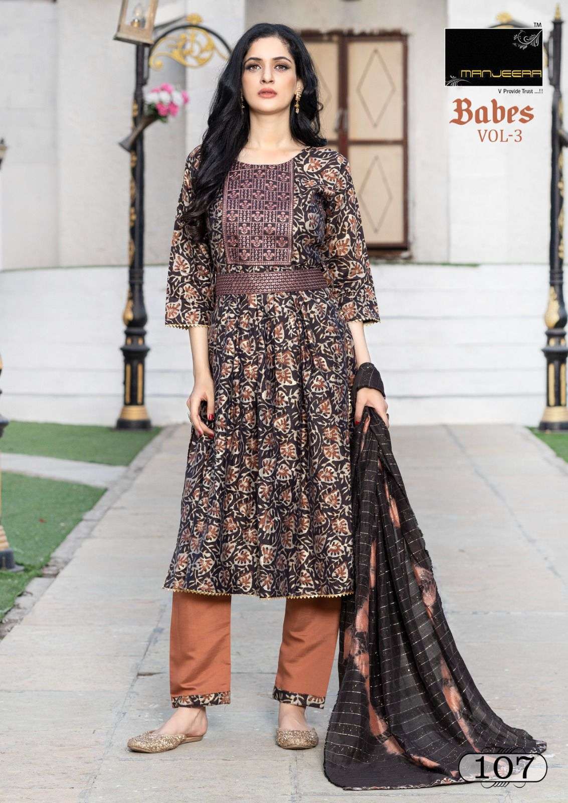 MANJEERA BABES 3 Party wear kurti manufacturers in Bangalore