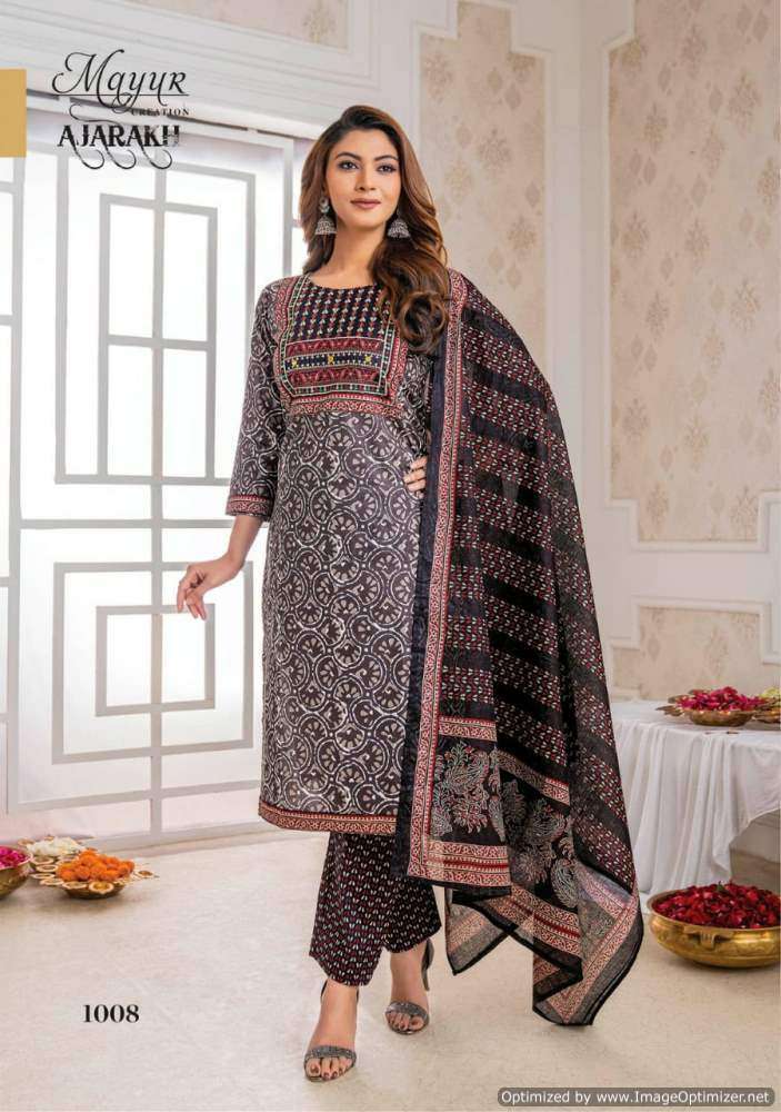 Mayur Ajrakh Vol-1 Cotton dress materials wholesale in Kolkata