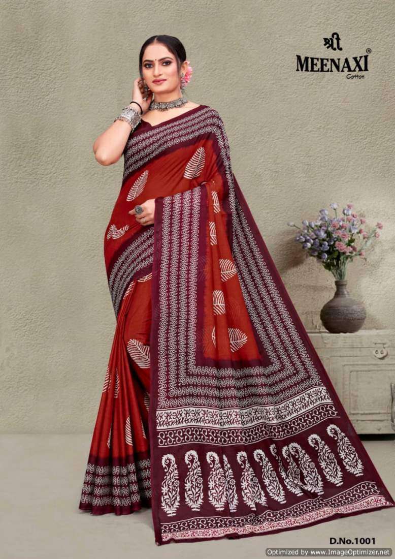 Meenaxi Krishnaveni Vol-1 – Cotton Bollywood saree wholesalers in Tamil Nadu