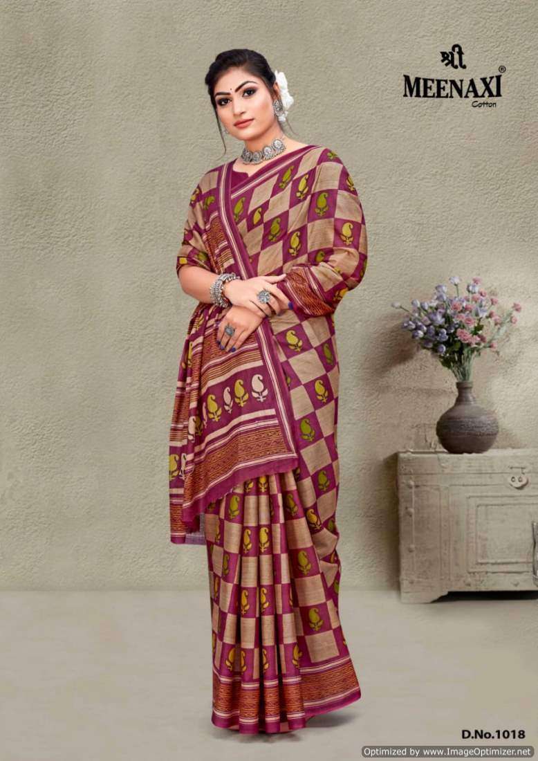 Meenaxi Krishnaveni Vol-1 – Cotton Bollywood saree wholesalers in Tamil Nadu