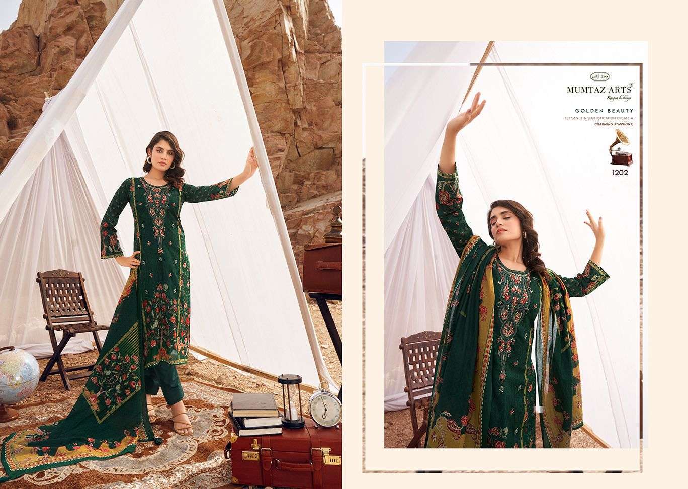 Mumtaz Ellena Karachi Lawn Designer Salwar Kameez Wholesale Market