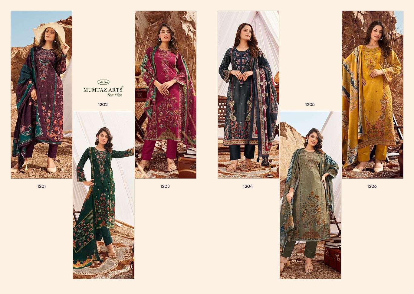 Mumtaz Ellena Karachi Lawn Designer Salwar Kameez Wholesale Market