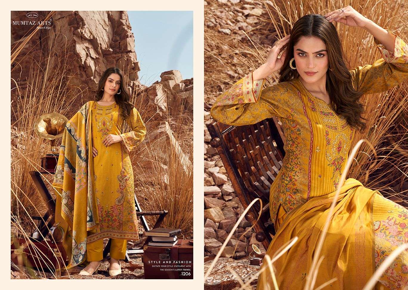 Mumtaz Ellena Karachi Lawn Designer Salwar Kameez Wholesale Market