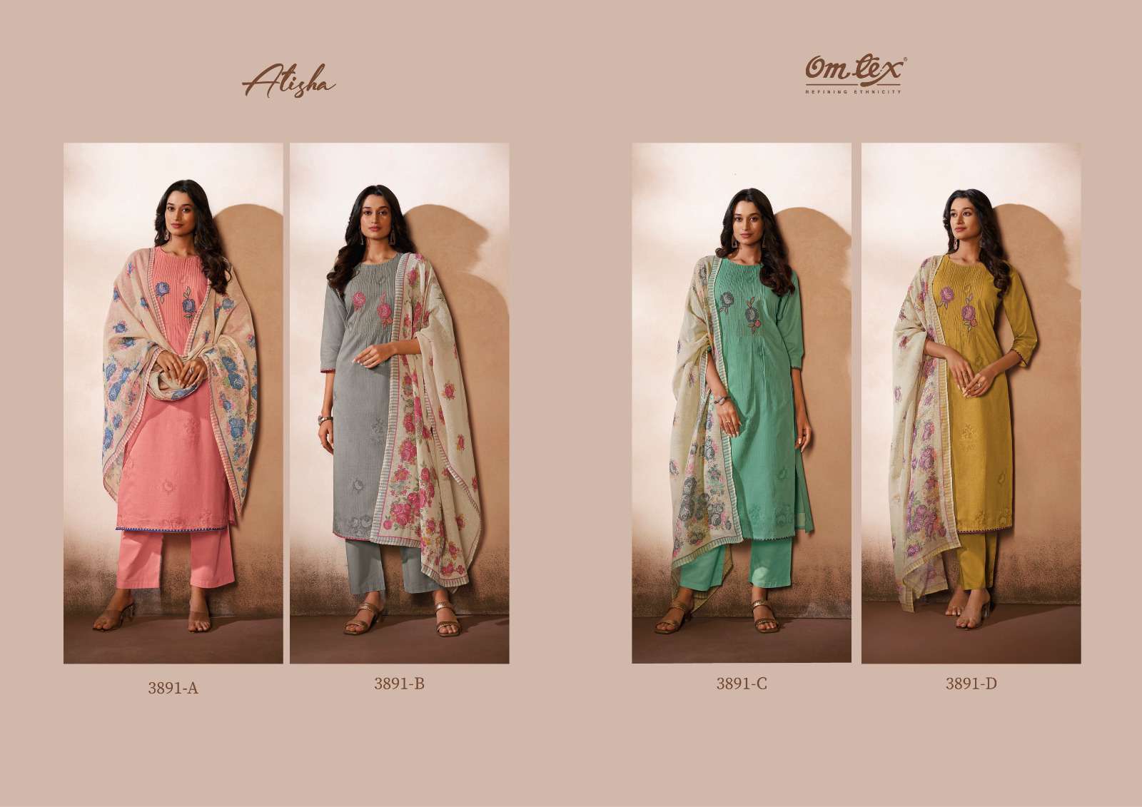 OMTEX ATISHA Pakistani wedding suits in Tamilnadu