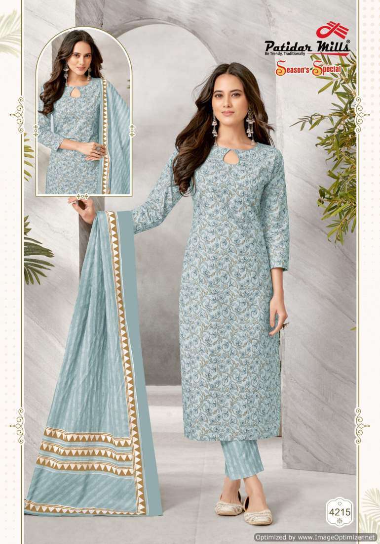 Patidar Mills Season Special Vol-42 Online dress material suppliers in Tamilnadu