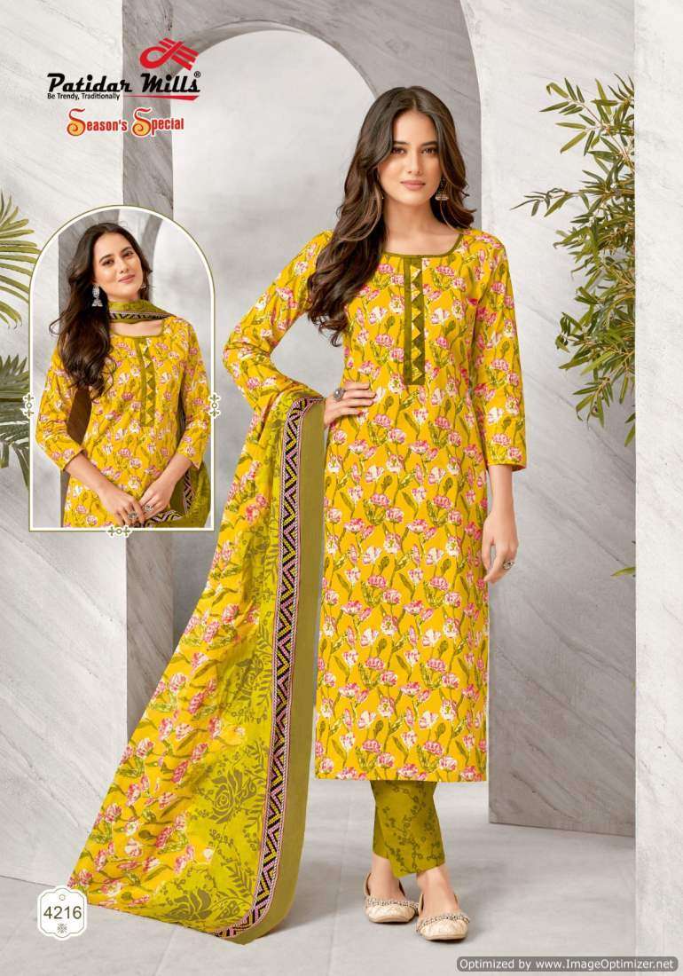 Patidar Mills Season Special Vol-42 Online dress material suppliers in Tamilnadu