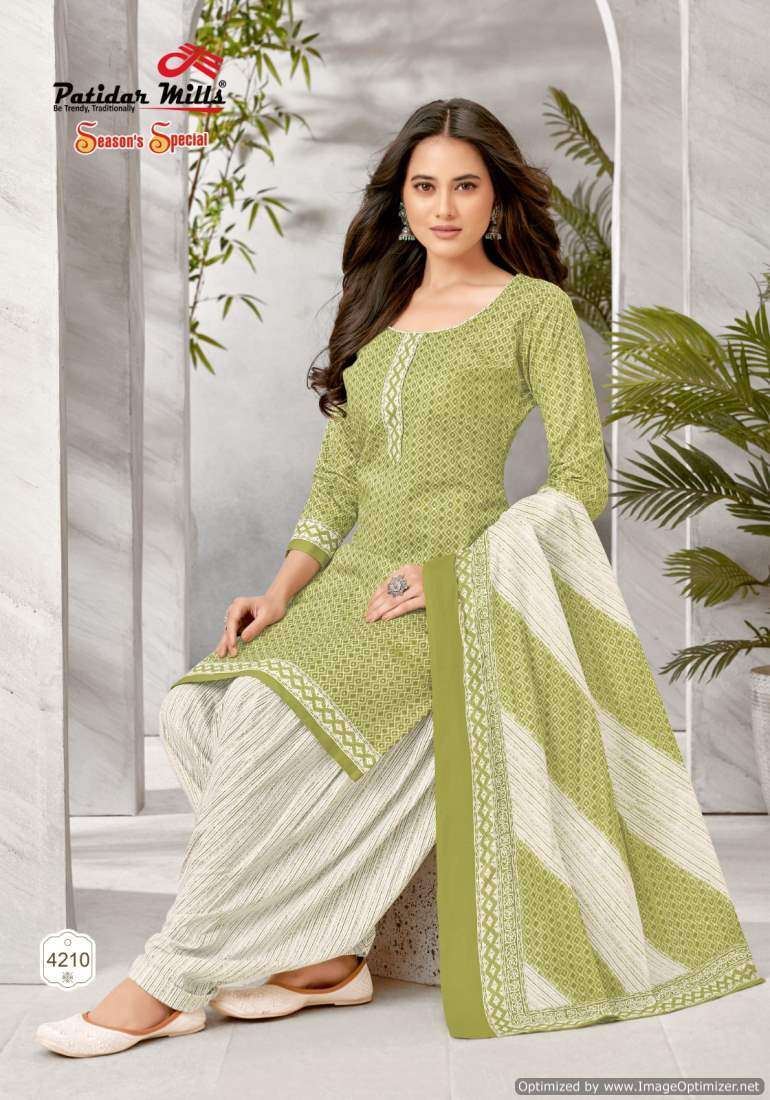 Patidar Mills Season Special Vol-42 Online dress material suppliers in Tamilnadu