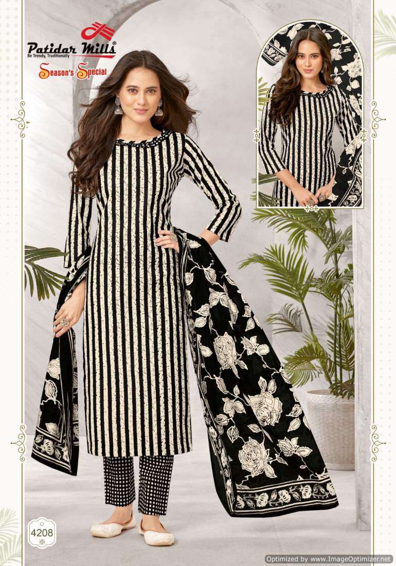 Patidar Mills Season Special Vol-42 Online dress material suppliers in Tamilnadu